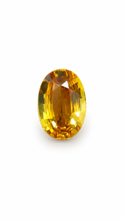 8.5x6.5 MM Yellow Sapphire Genuine Oval