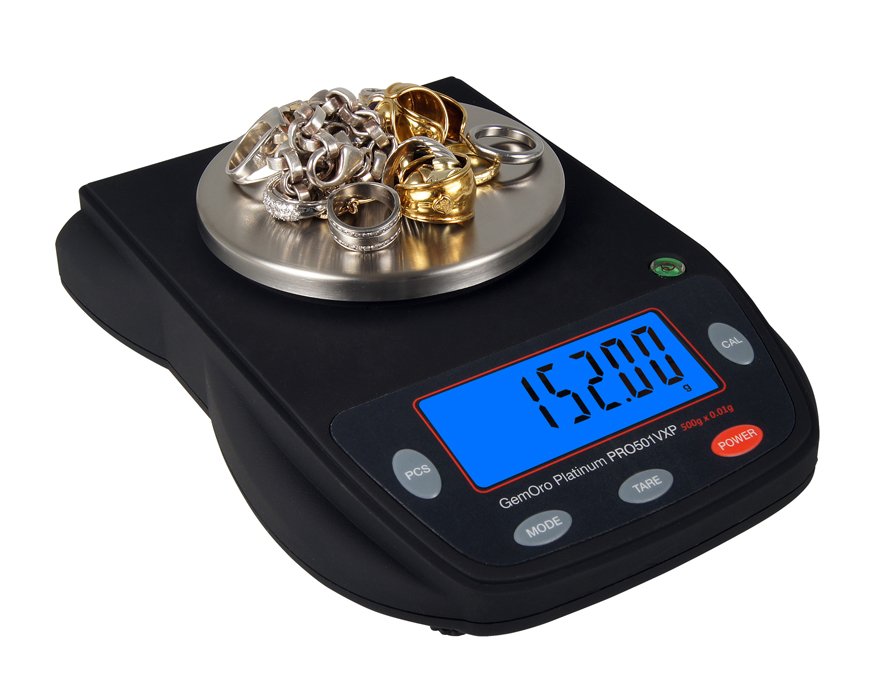 GemOro Platinum PRO501VXP Digital Scale-500 gram Capacity European Design  Jewellery