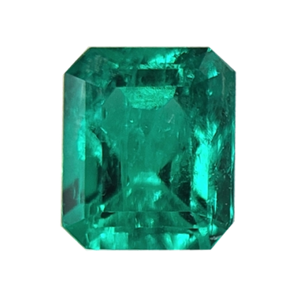 5.88x4.96 MM Emerald Genuine Emerald Cut