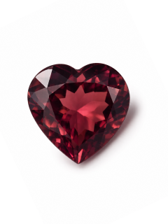 10x10 MM Pink Tourmaline Genuine Heart