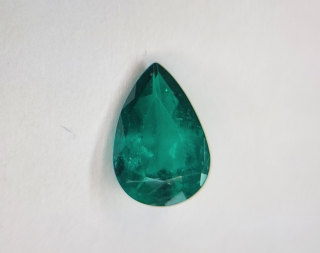 6.6x4.67 MM Emerald Genuine Pear