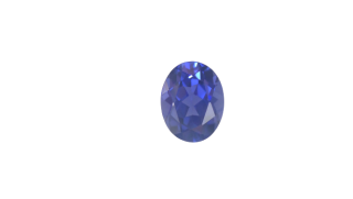11x9MM Blue Sapphire Lab Created Oval