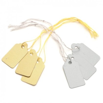 PLASTIC STRING TAGS