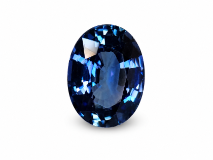 8x6 MM Blue Sapphire Genuine Oval