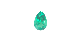 10x7MM Emerald Lab Created Pear