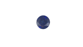 6.50MM Blue Sapphire Lab Created Round