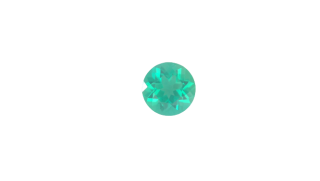 4.00MM Emerald Lab Created Round