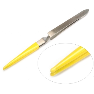 COATED STEAM TWEEZERS-CROSS LOCKING