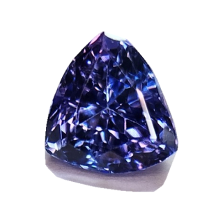 8.06x7.6x5.3 MM Tanzanite Genuine Trillion